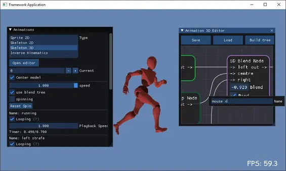 a screenshot of the animation software